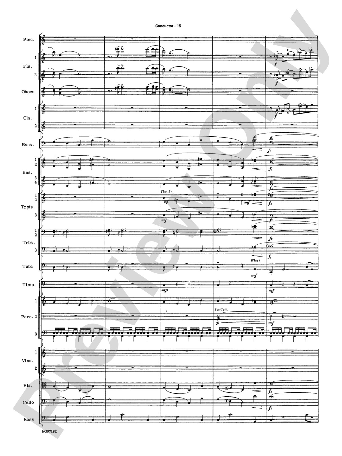 The Empire Strikes Back Medley: Full Orchestra Conductor Score & Parts