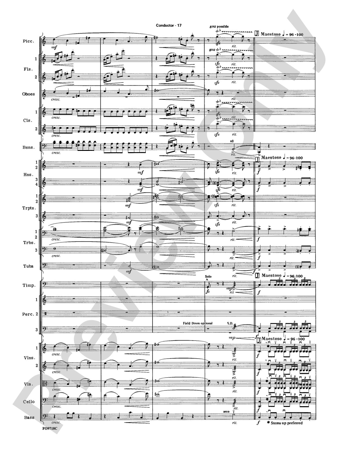 The Empire Strikes Back Medley: Full Orchestra Conductor Score & Parts
