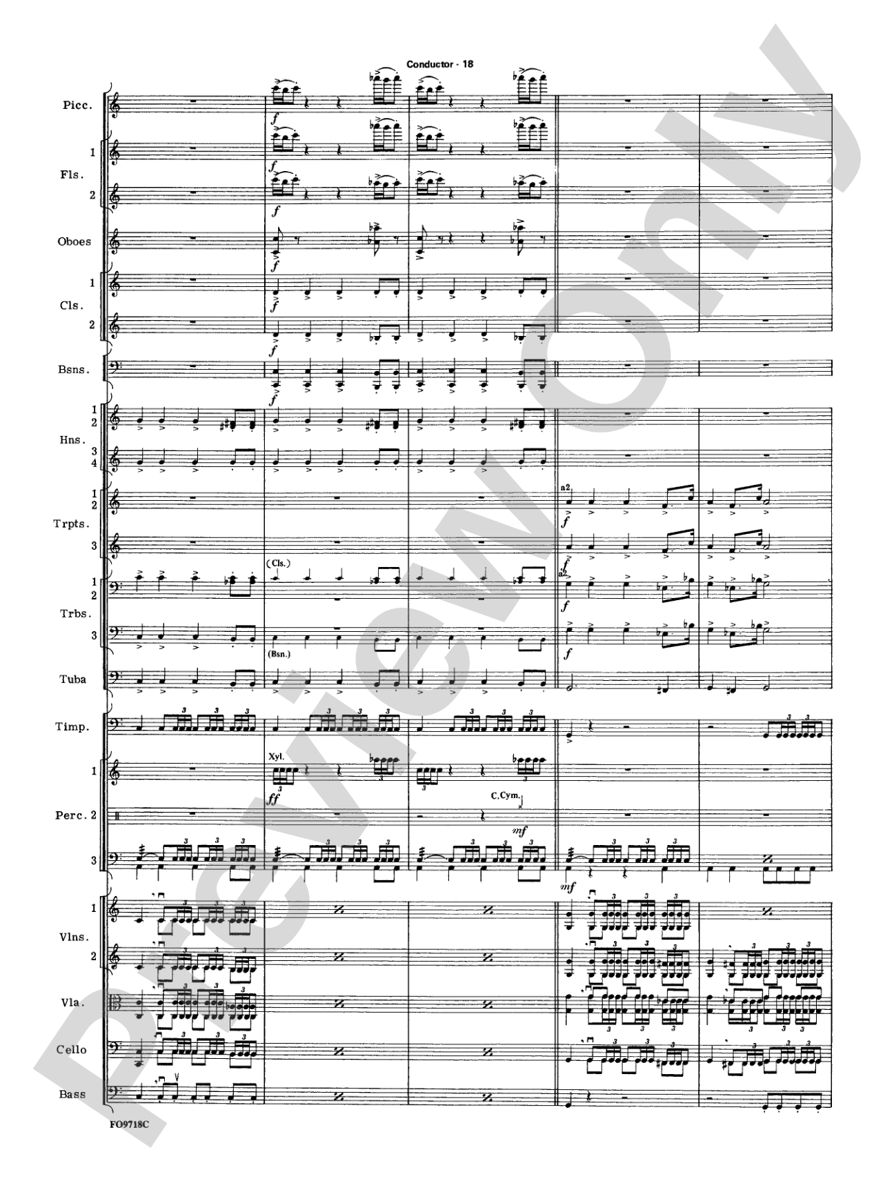 The Empire Strikes Back Medley: Full Orchestra Conductor Score & Parts