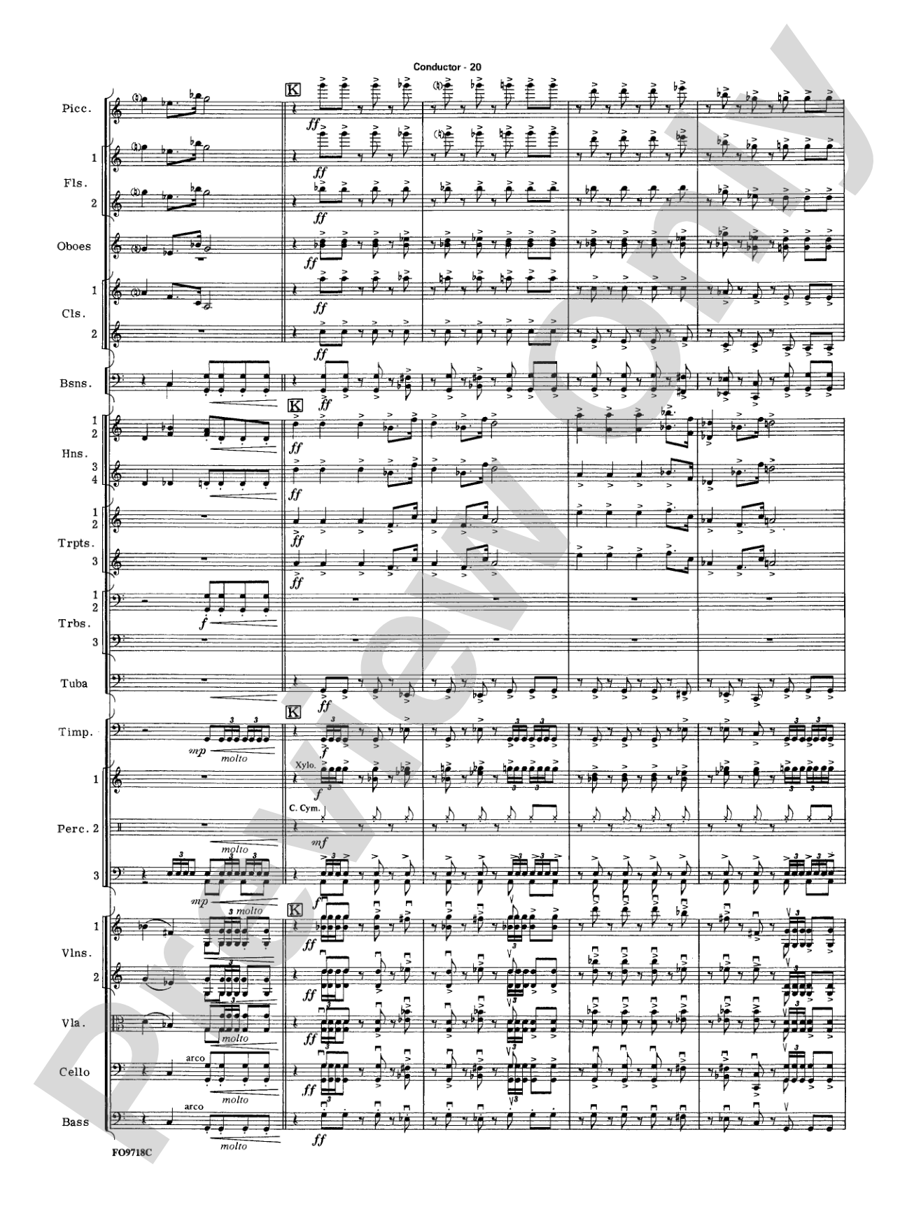 The Empire Strikes Back Medley: Full Orchestra Conductor Score & Parts