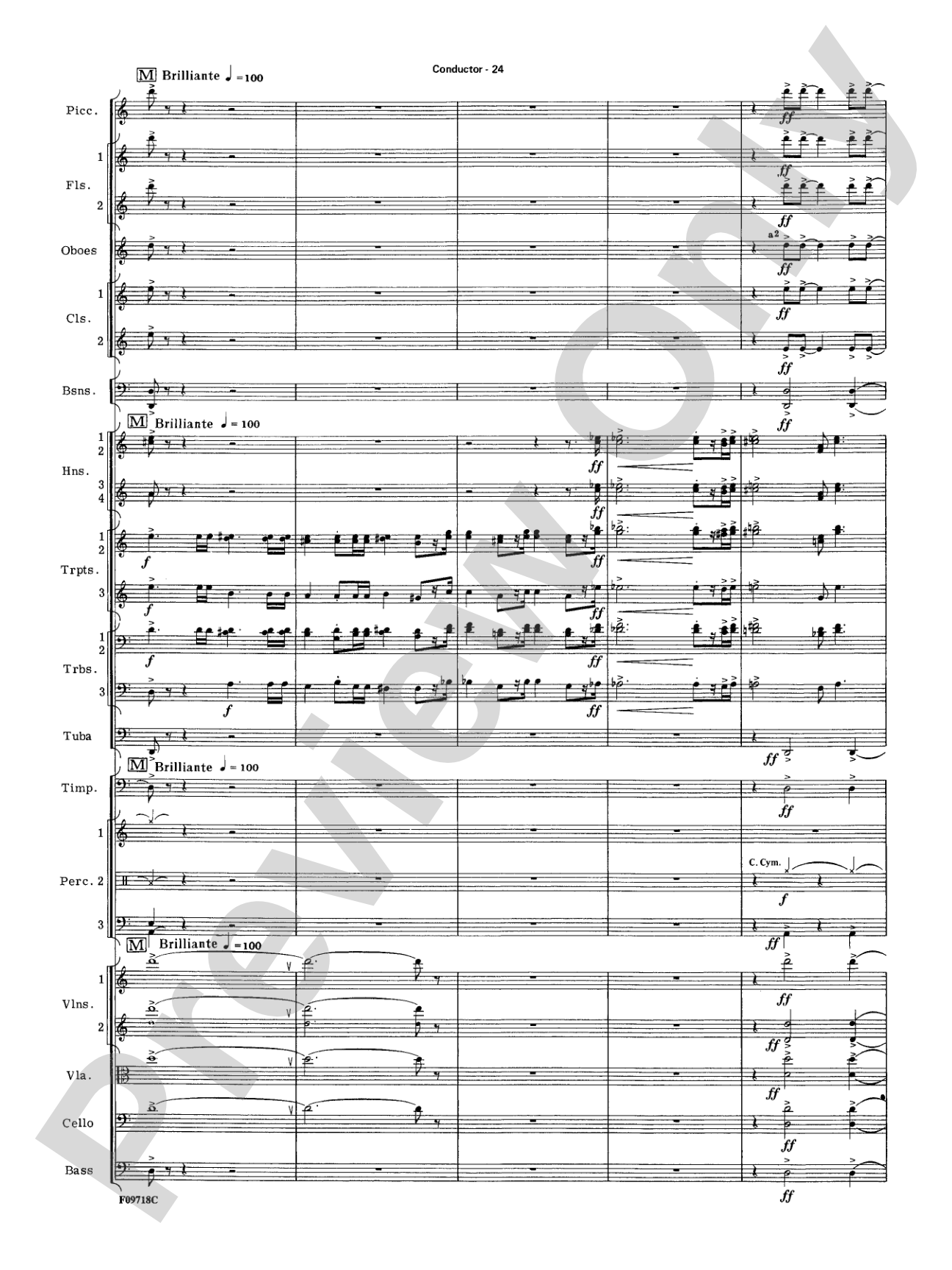 The Empire Strikes Back Medley: Full Orchestra Conductor Score & Parts