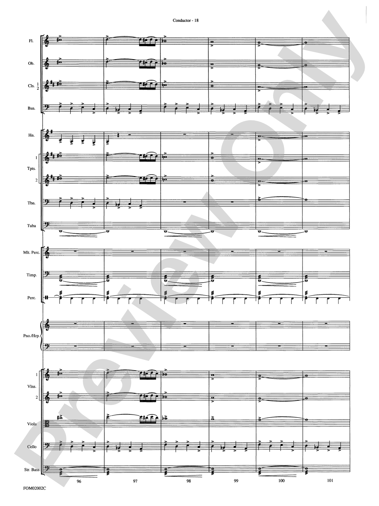 The Lord of the Rings: The Fellowship of the Ring: Full Orchestra Conductor Score & Parts