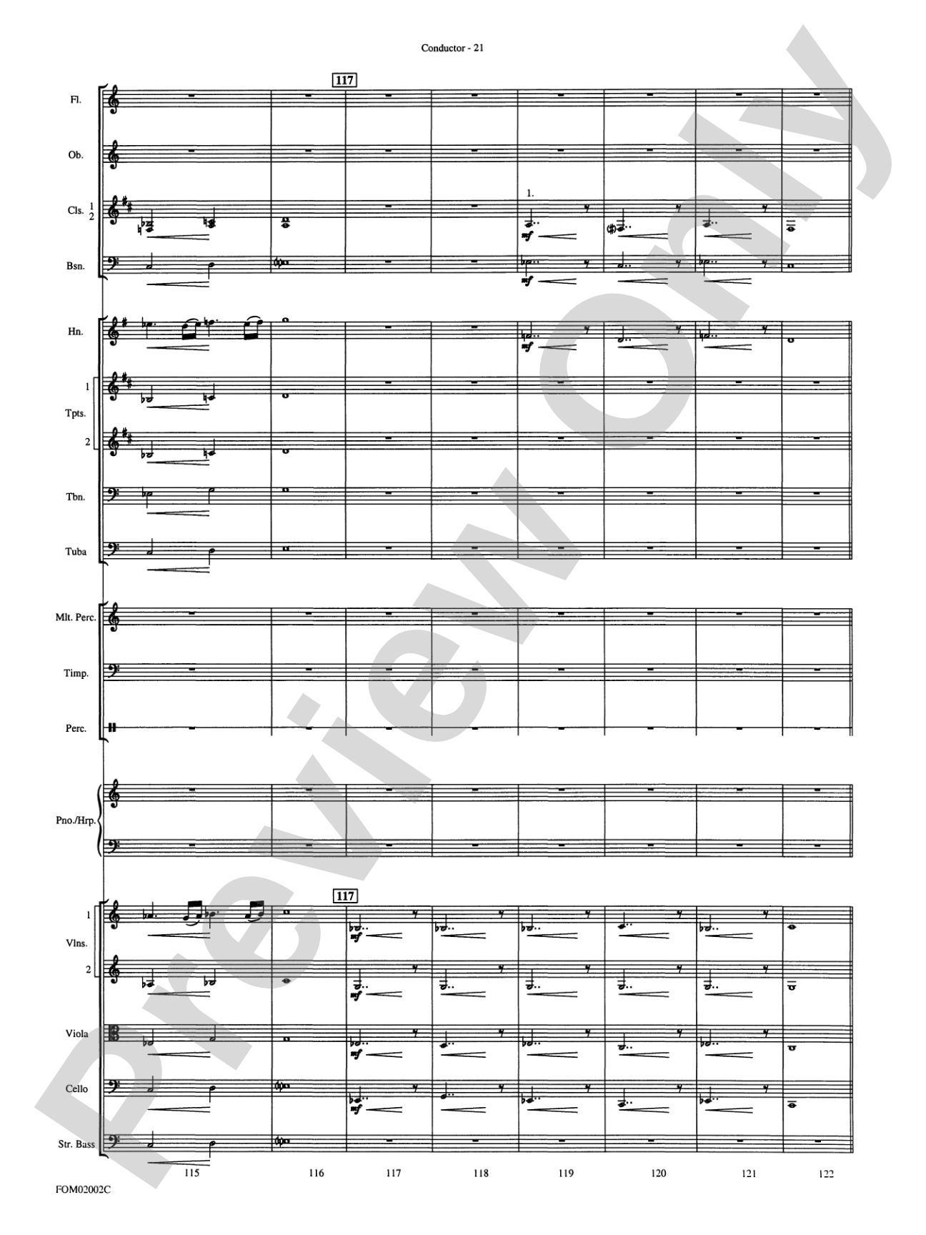 The Lord of the Rings: The Fellowship of the Ring: Full Orchestra Conductor Score & Parts