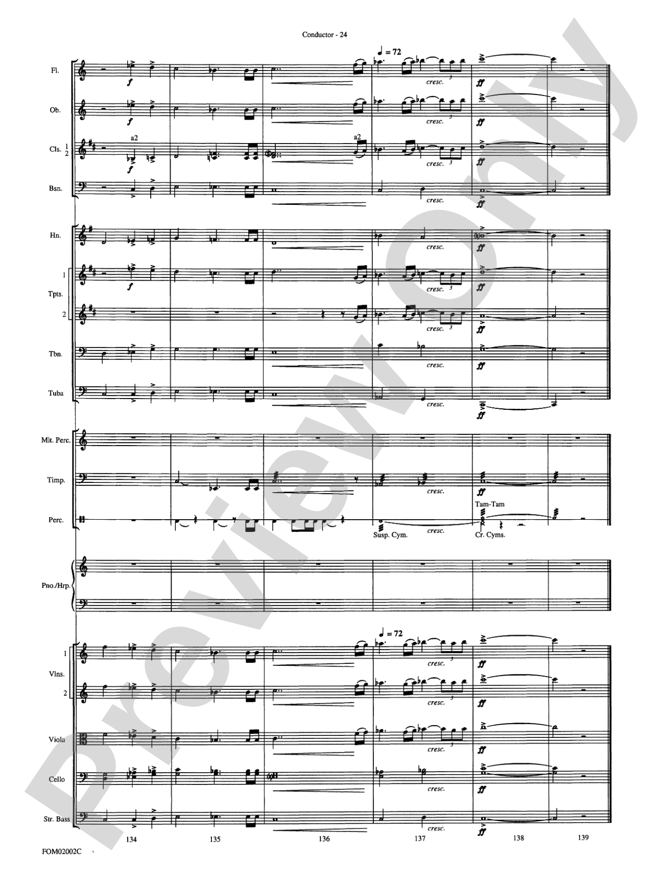The Lord of the Rings: The Fellowship of the Ring: Full Orchestra Conductor Score & Parts