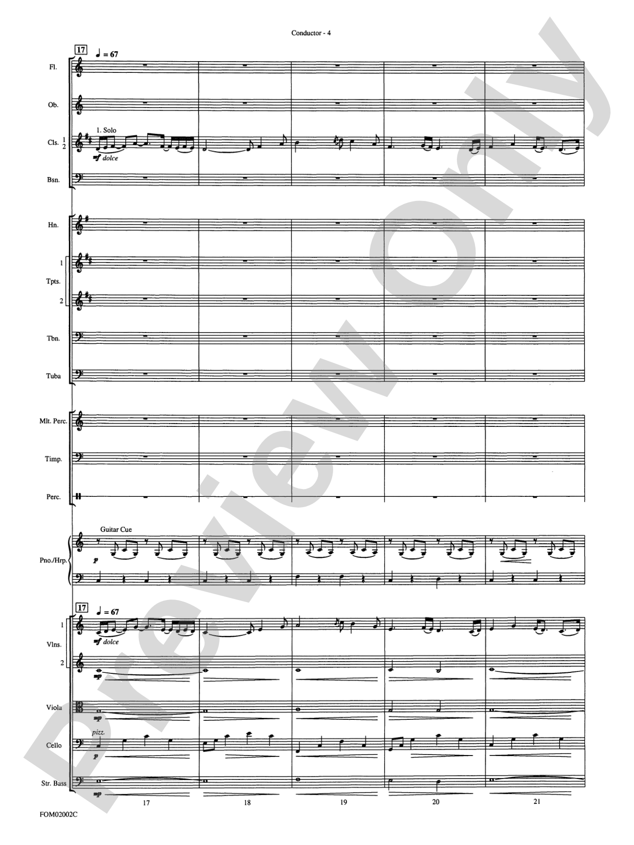 The Lord of the Rings: The Fellowship of the Ring: Full Orchestra Conductor Score & Parts