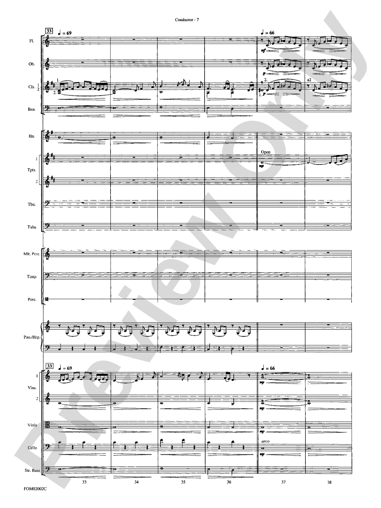 The Lord of the Rings: The Fellowship of the Ring: Full Orchestra Conductor Score & Parts