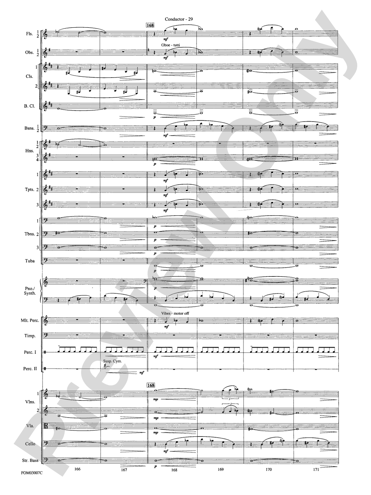 The Lord of the Rings: The Two Towers, Symphonic Suite from: Full Orchestra Conductor Score & Parts