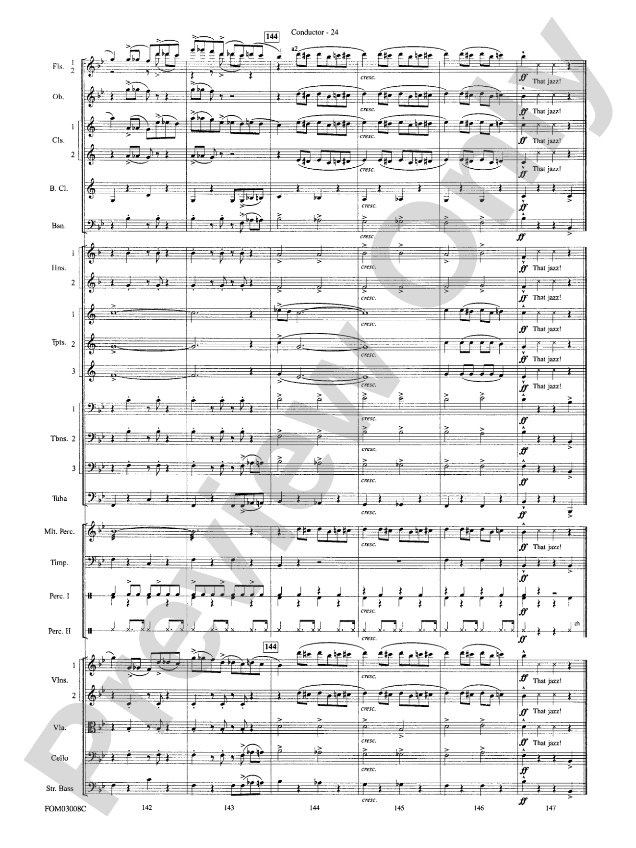 Chicago (from the musical Chicago): Score