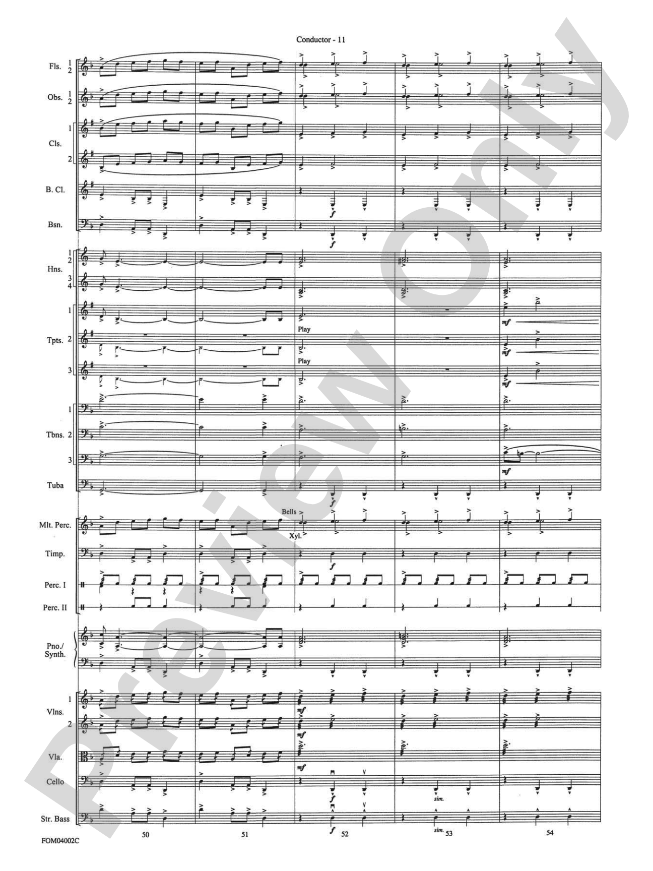 The Lord of the Rings: The Return of the King, Suite from: Full Orchestra Conductor Score & Parts