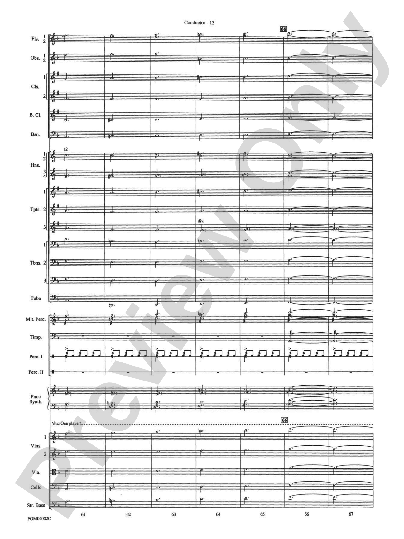 The Lord of the Rings: The Return of the King, Suite from: Full Orchestra Conductor Score & Parts