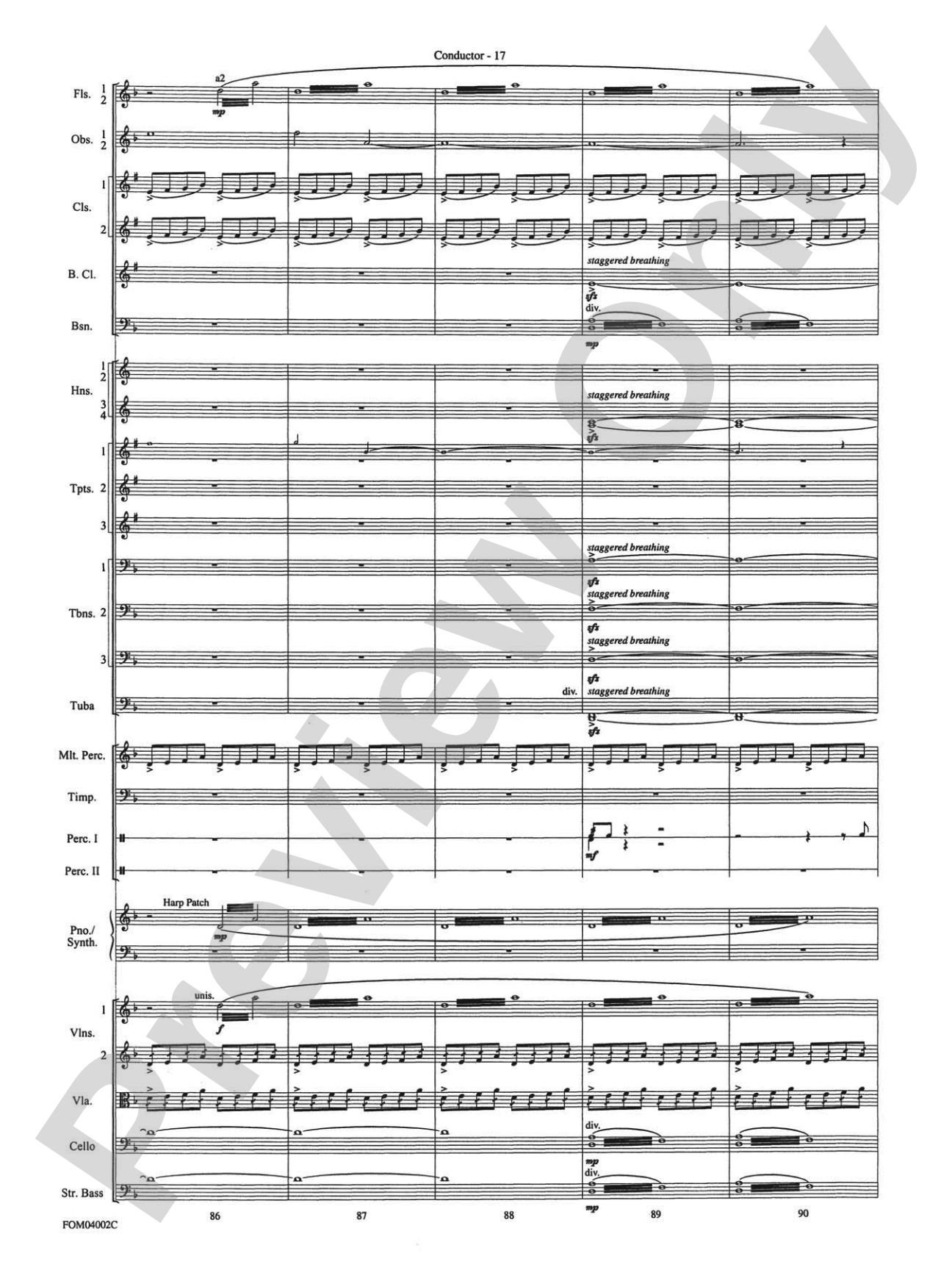 The Lord of the Rings: The Return of the King, Suite from: Full Orchestra Conductor Score & Parts