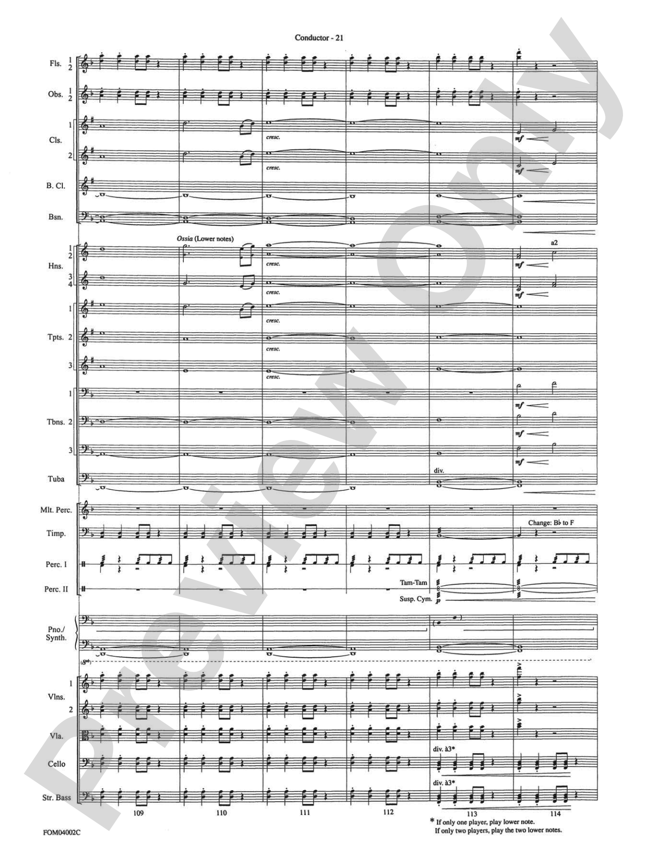 The Lord of the Rings: The Return of the King, Suite from: Full Orchestra Conductor Score & Parts