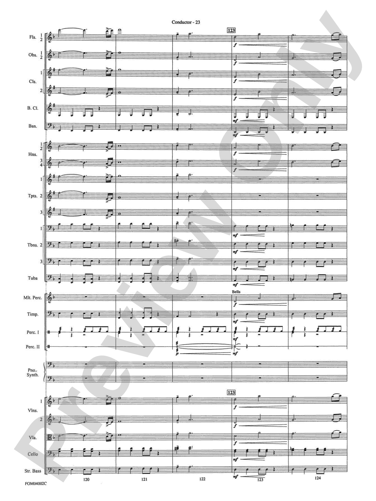 The Lord of the Rings: The Return of the King, Suite from: Full Orchestra Conductor Score & Parts