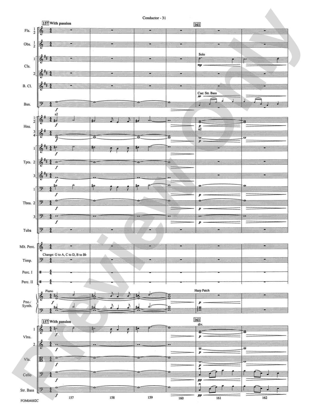 The Lord of the Rings: The Return of the King, Suite from: Full Orchestra Conductor Score & Parts