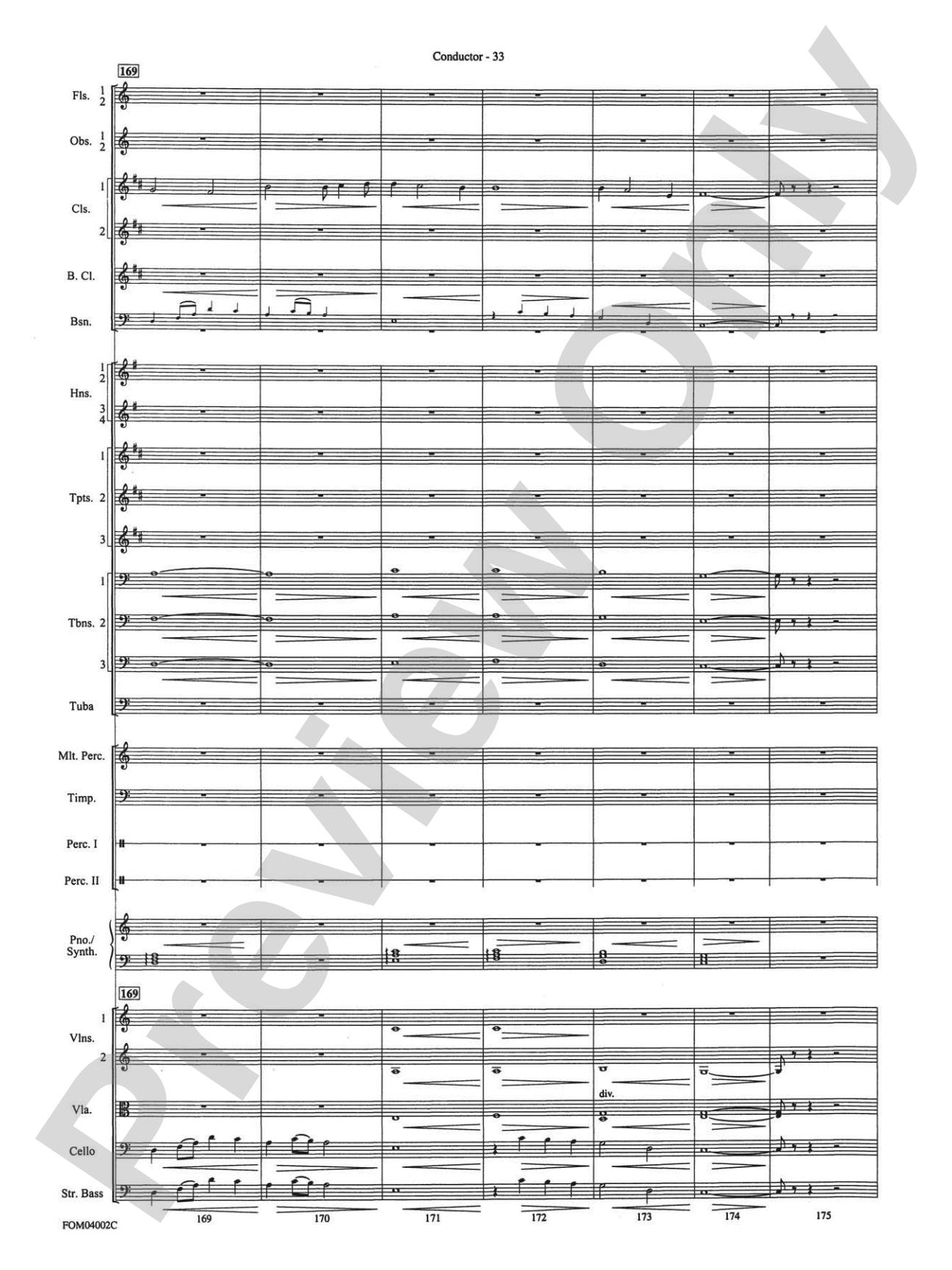 The Lord of the Rings: The Return of the King, Suite from: Full Orchestra Conductor Score & Parts