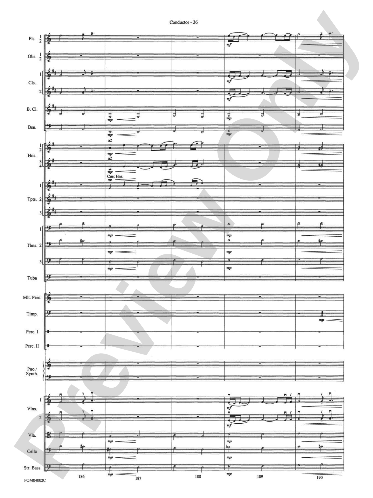 The Lord of the Rings: The Return of the King, Suite from: Full Orchestra Conductor Score & Parts