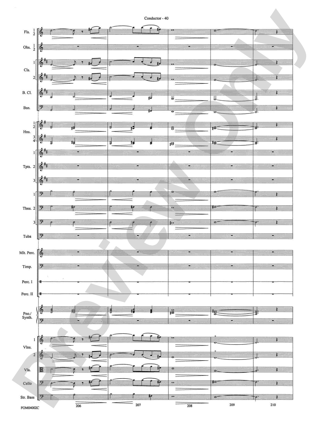 The Lord of the Rings: The Return of the King, Suite from: Full Orchestra Conductor Score & Parts
