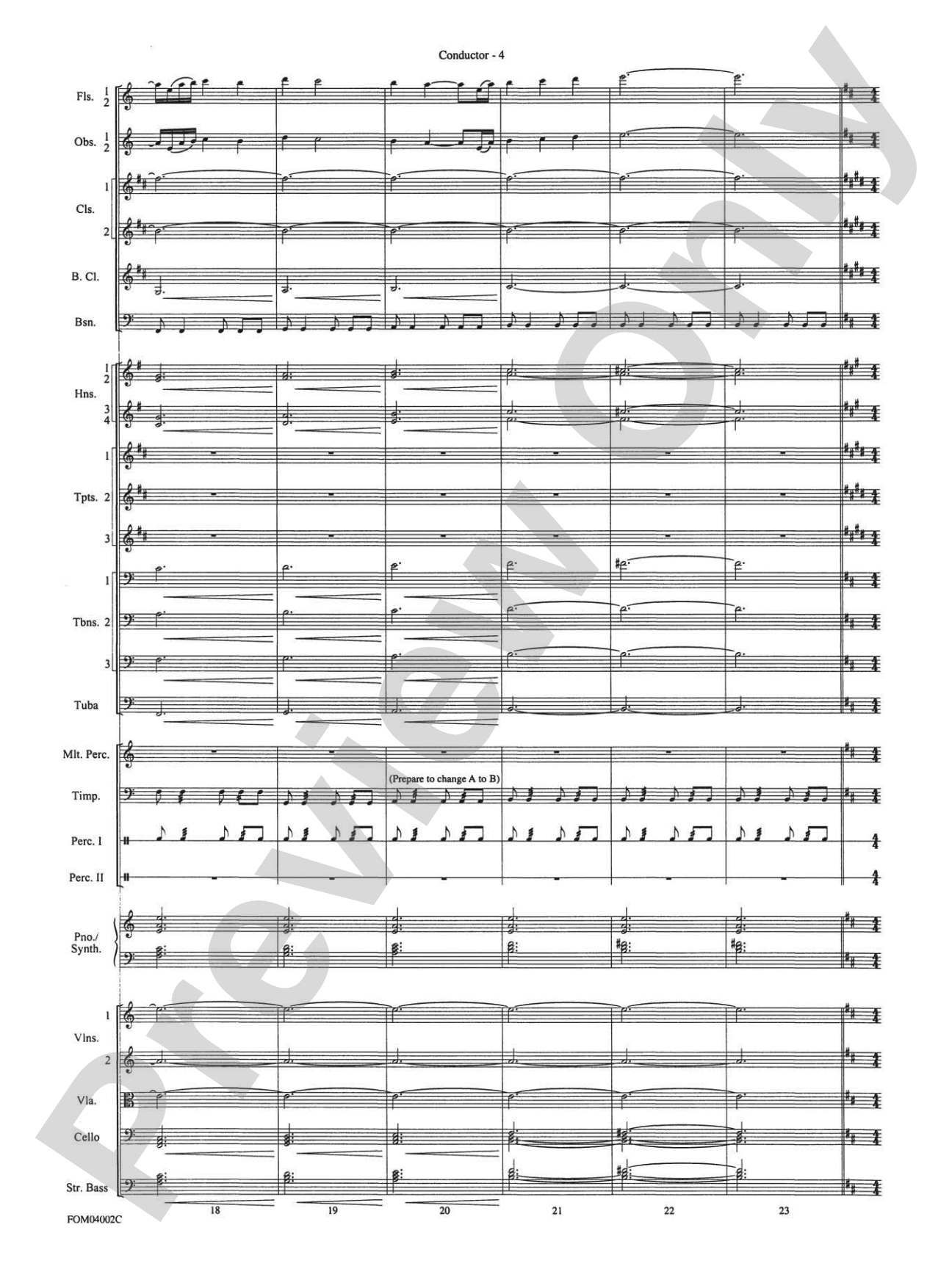 The Lord of the Rings: The Return of the King, Suite from: Full Orchestra Conductor Score & Parts