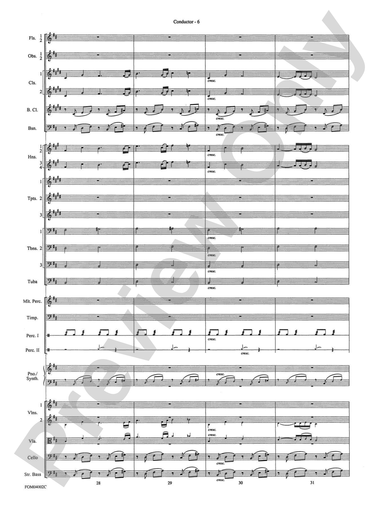 The Lord of the Rings: The Return of the King, Suite from: Full Orchestra Conductor Score & Parts