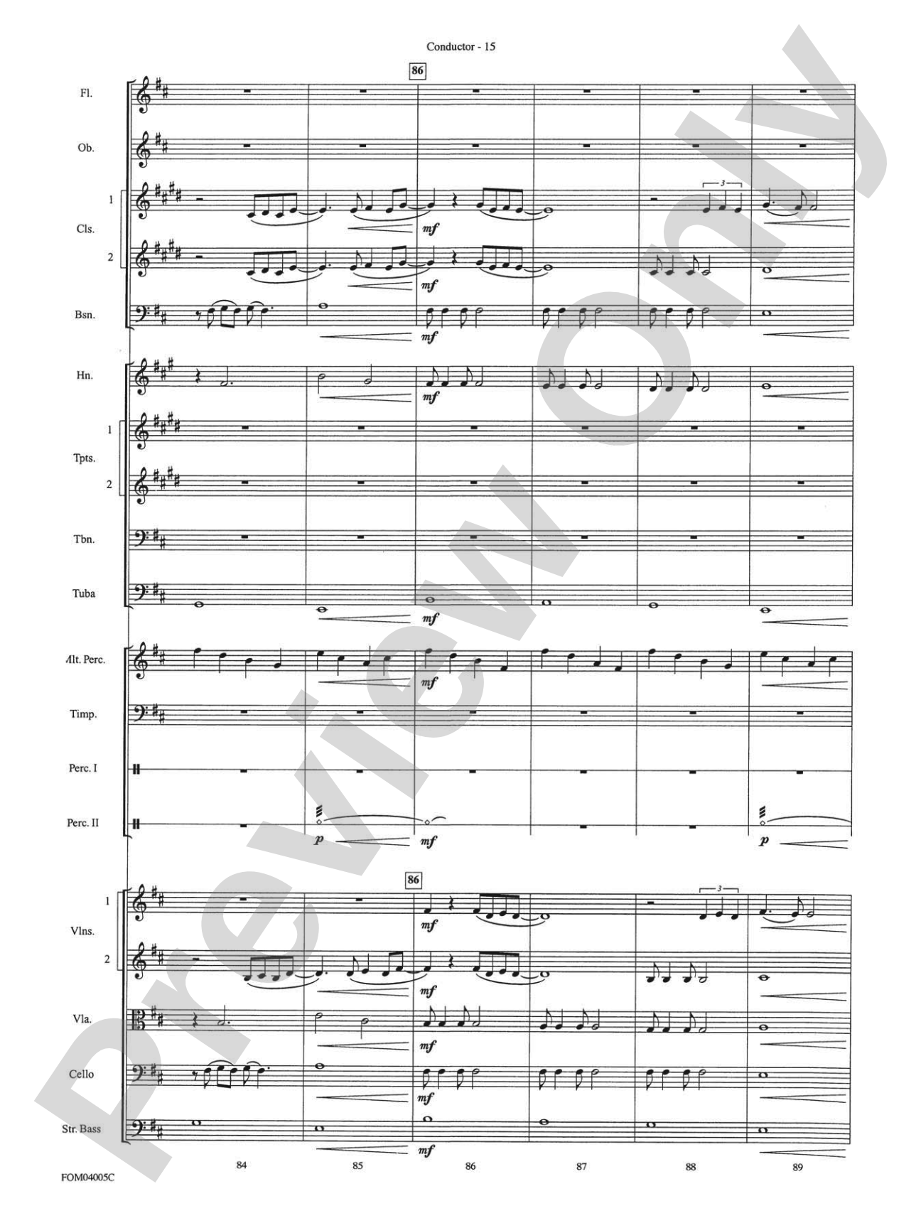 The Lord of the Rings: The Return of the King, Selections from: Full Orchestra Conductor Score & Parts