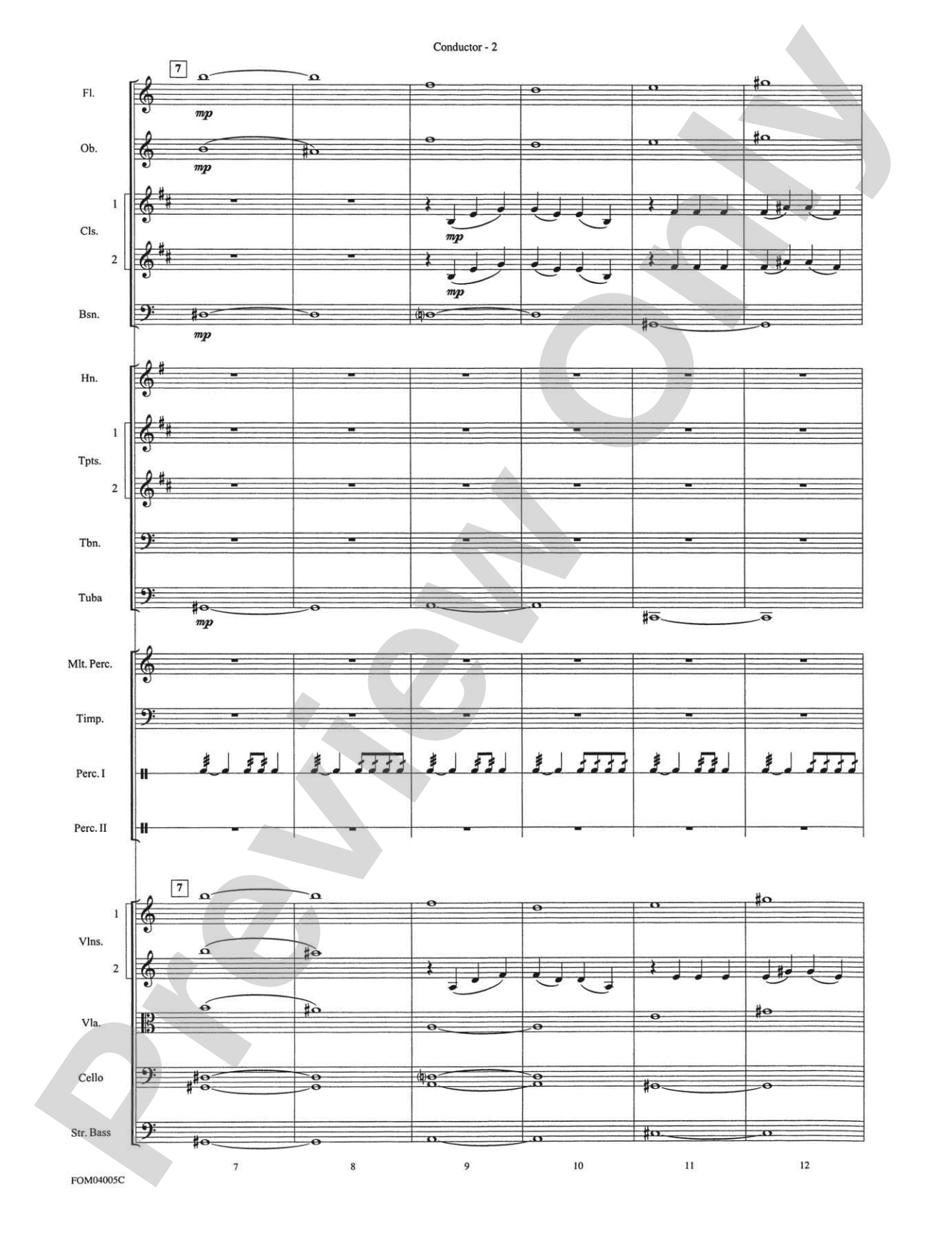 The Lord of the Rings: The Return of the King, Selections from: Full Orchestra Conductor Score & Parts