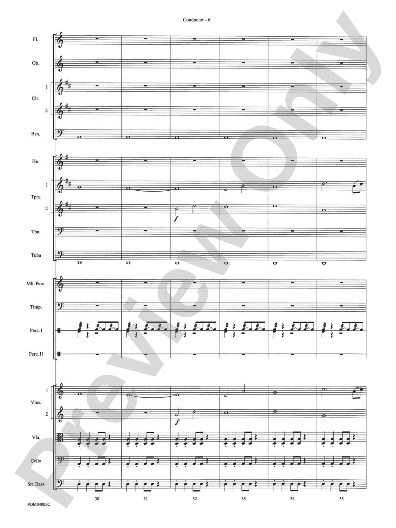 The Lord of the Rings: The Return of the King, Selections from: Full Orchestra Conductor Score & Parts