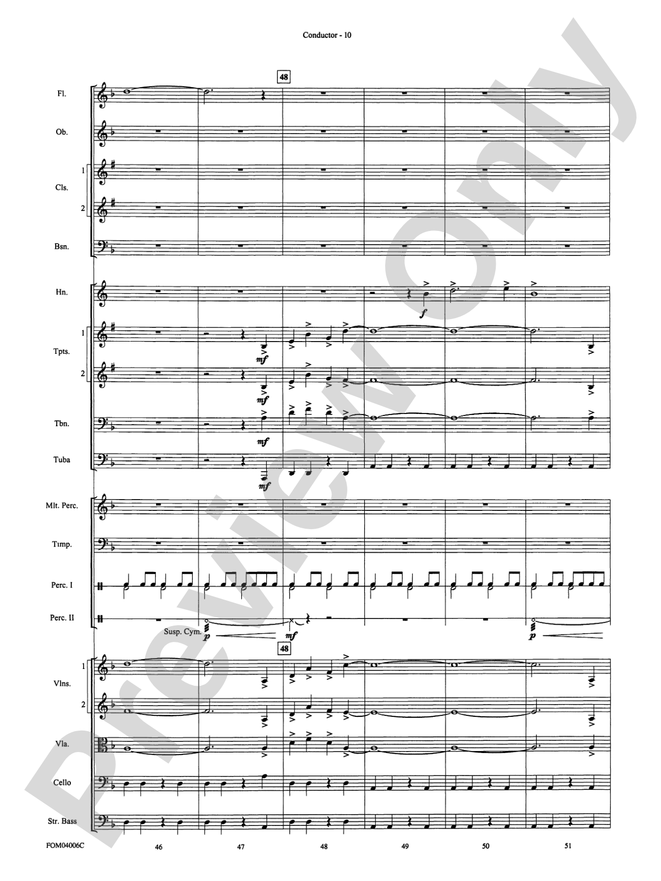 Go West! (Medley): Full Orchestra Conductor Score & Parts
