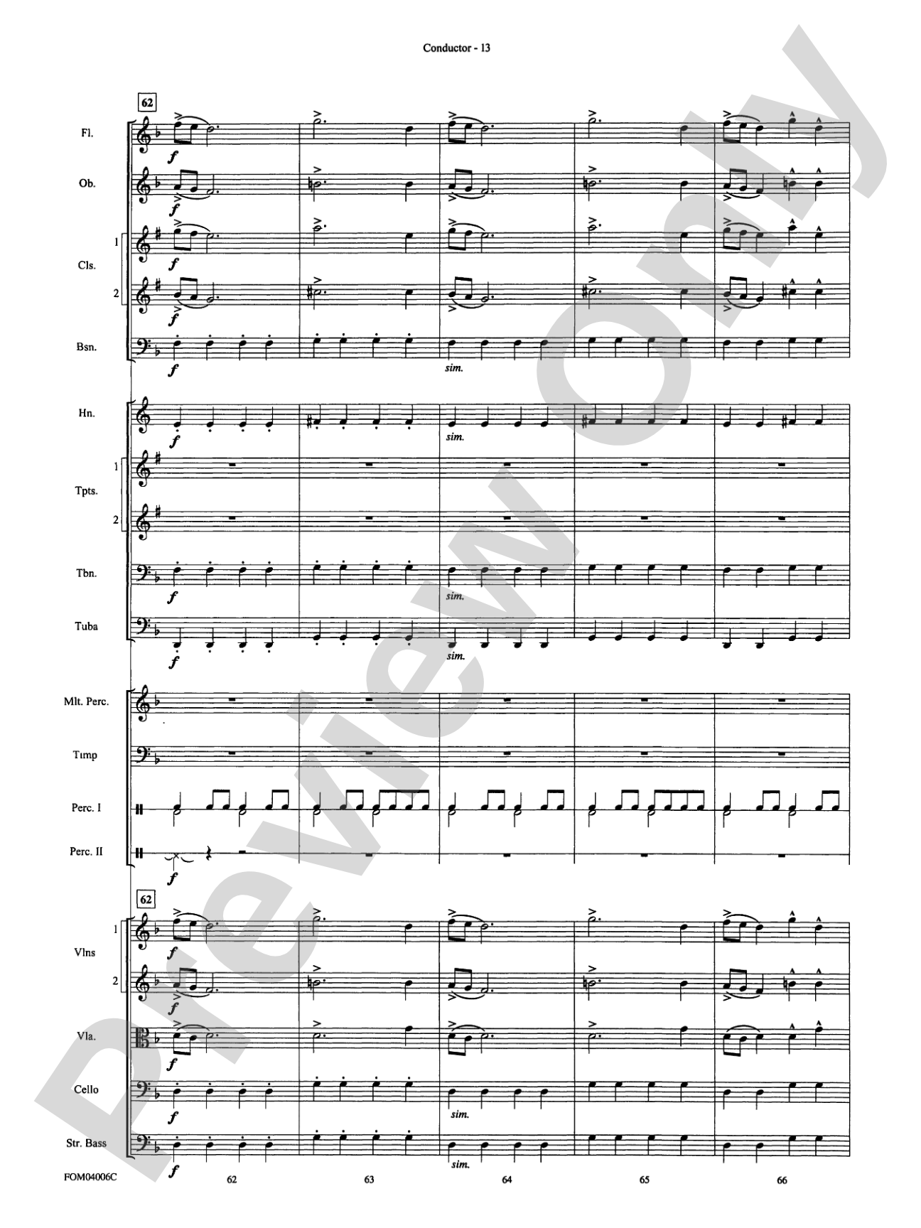 Go West! (Medley): Full Orchestra Conductor Score & Parts