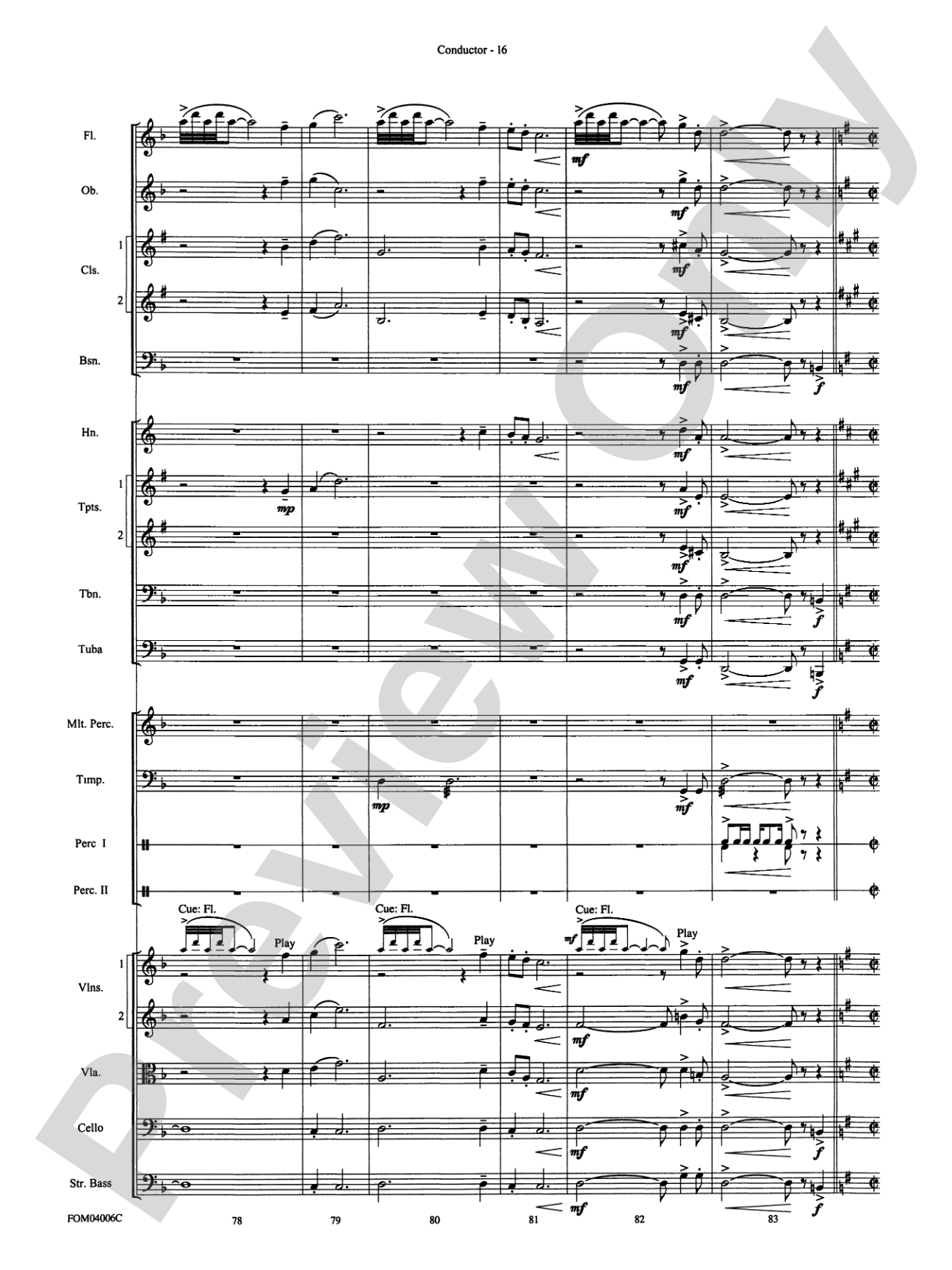 Go West! (Medley): Full Orchestra Conductor Score & Parts