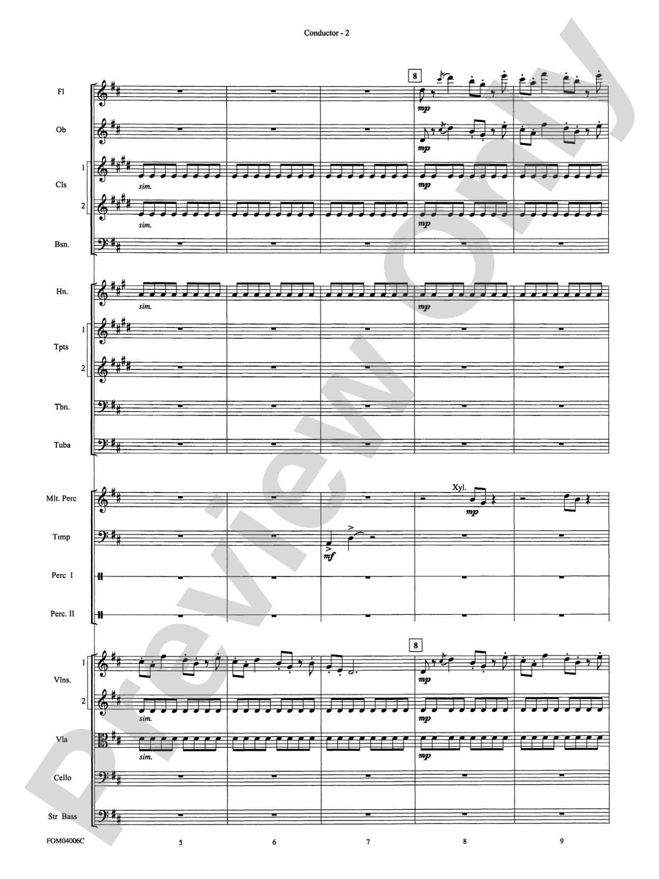 Go West! (Medley): Full Orchestra Conductor Score & Parts