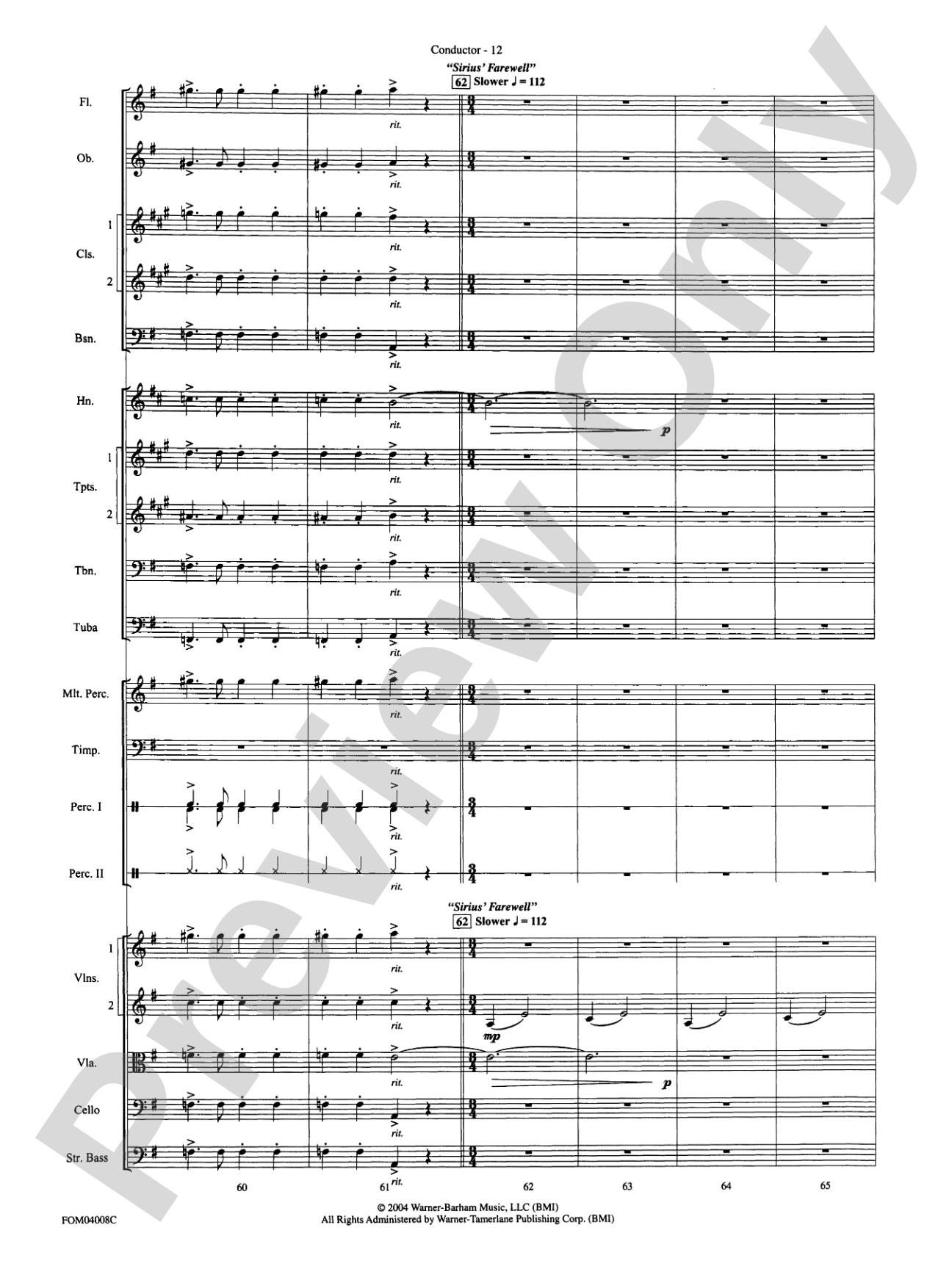 Harry Potter and the Prisoner of Azkaban: Full Orchestra Conductor Score & Parts