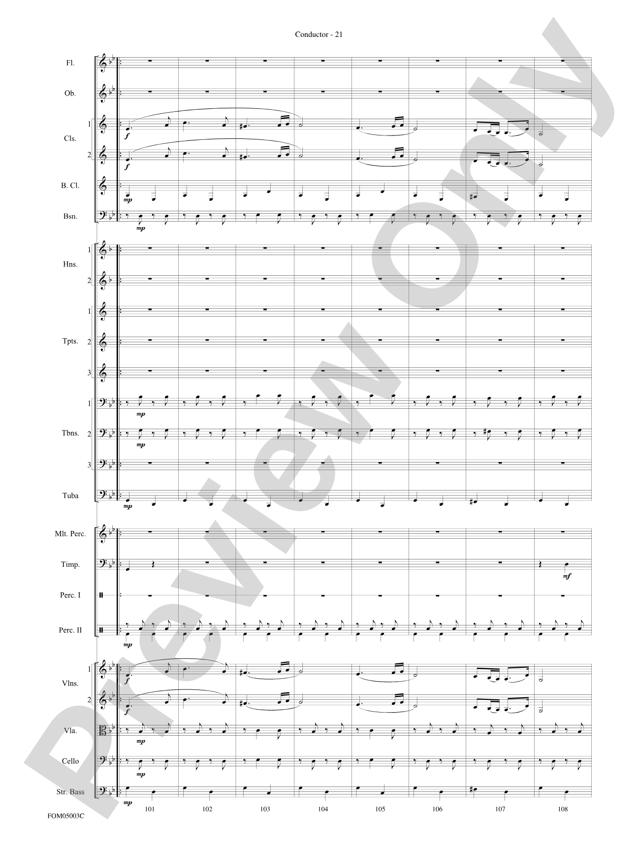 What's Up at the Symphony? (Bugs Bunny's Greatest Hits): Score