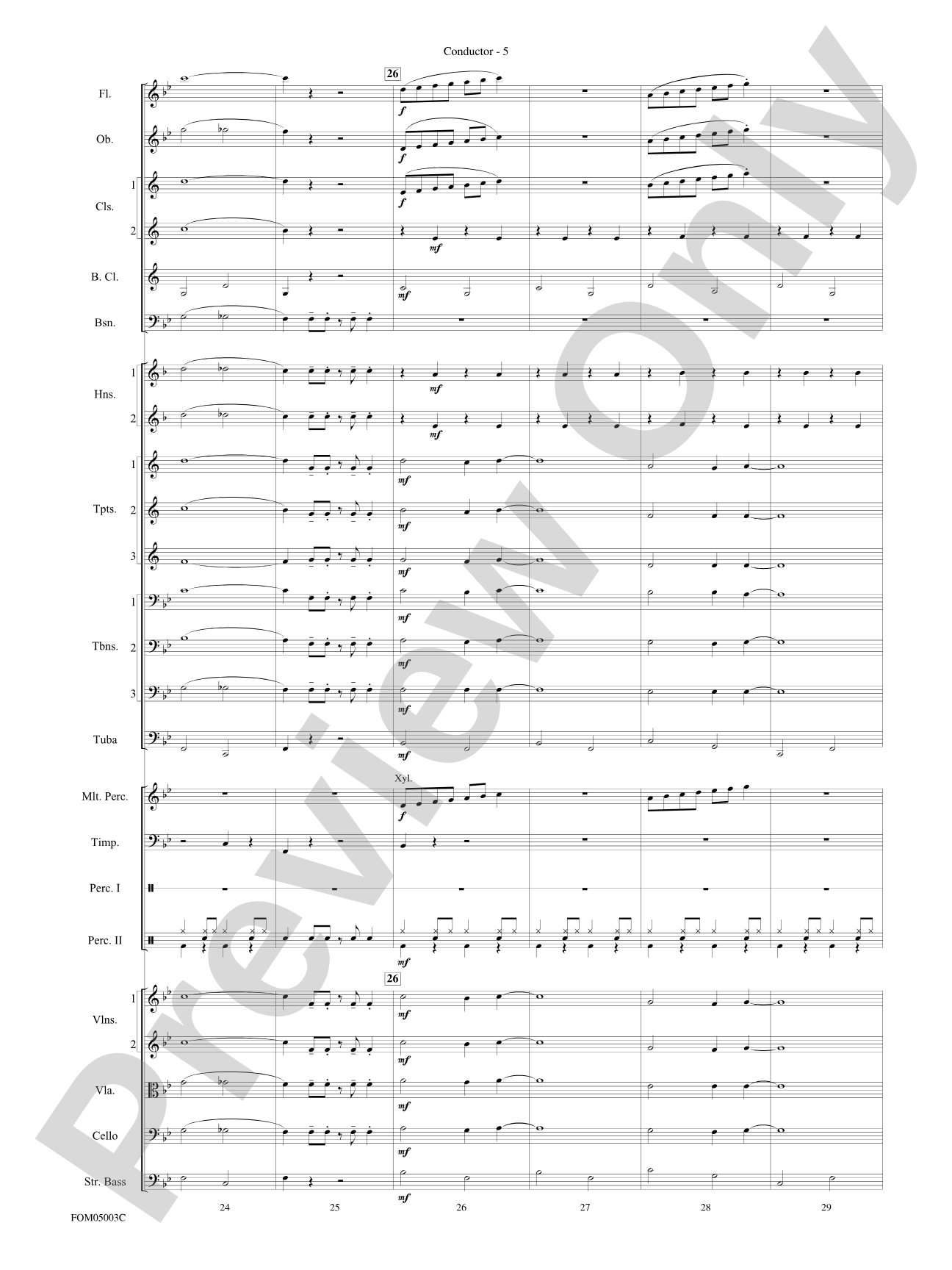 What's Up at the Symphony? (Bugs Bunny's Greatest Hits): Score