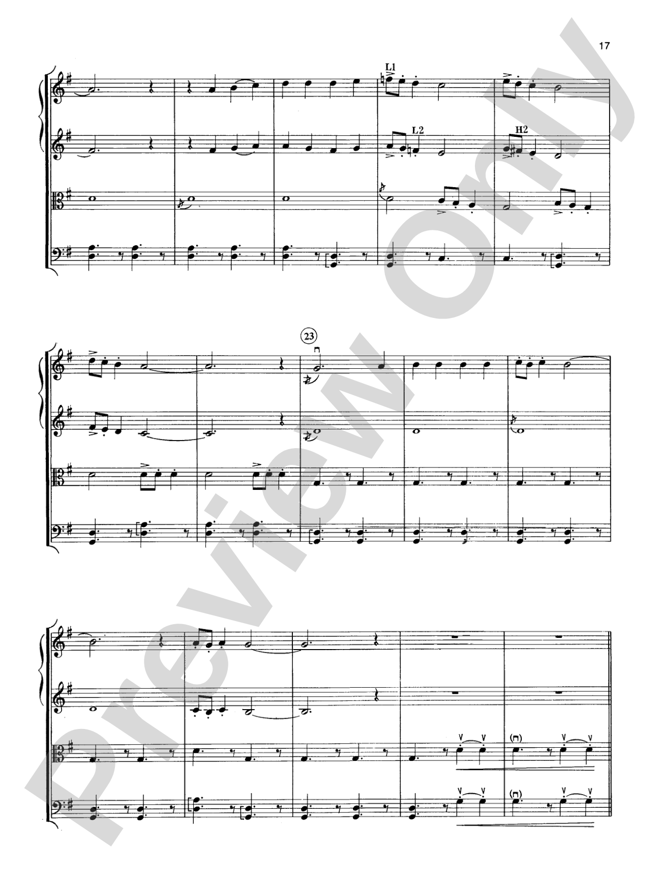 A Pop Christmas Collection: String Quartet Full Score & Parts