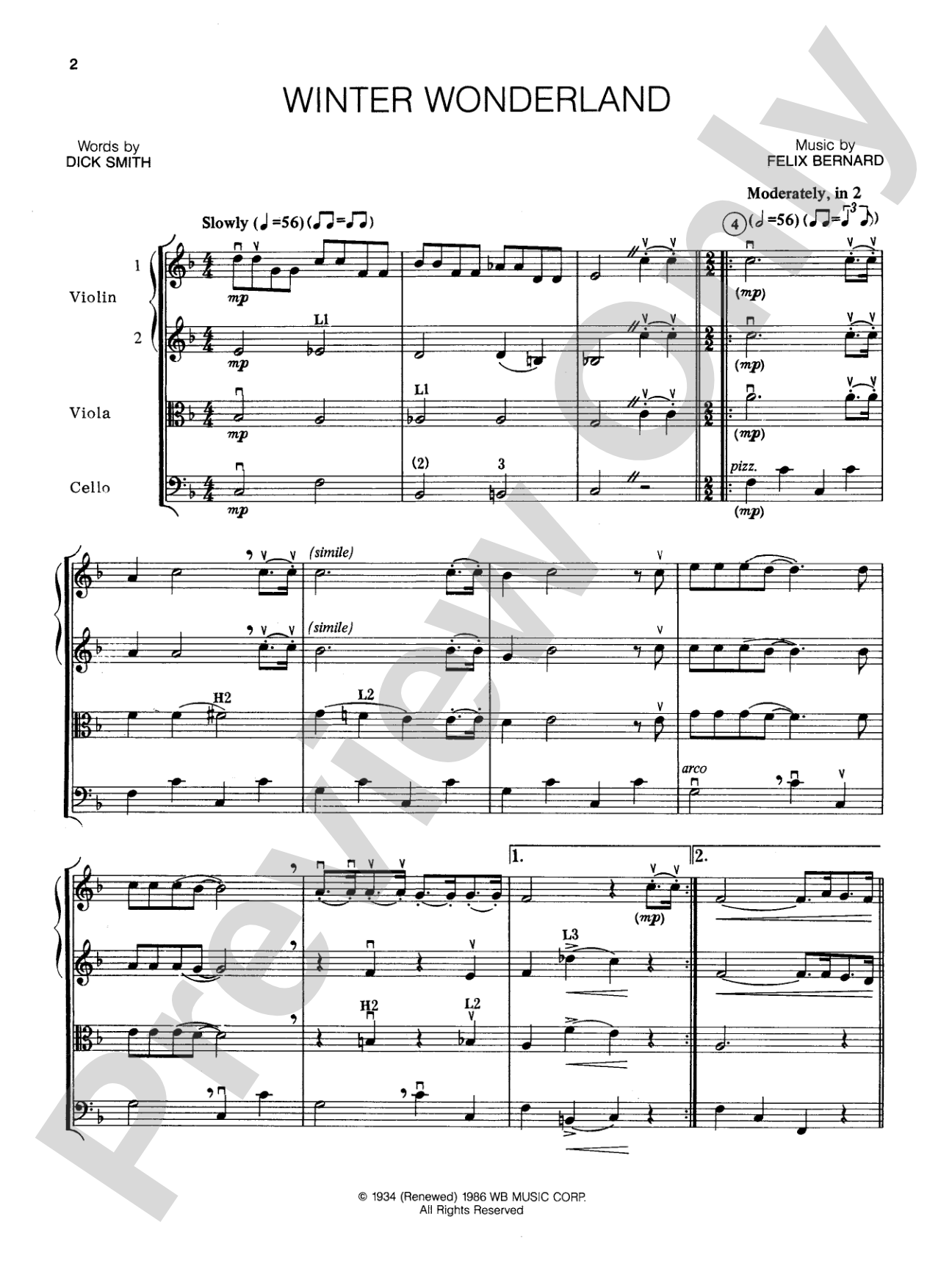 A Pop Christmas Collection: String Quartet Full Score & Parts