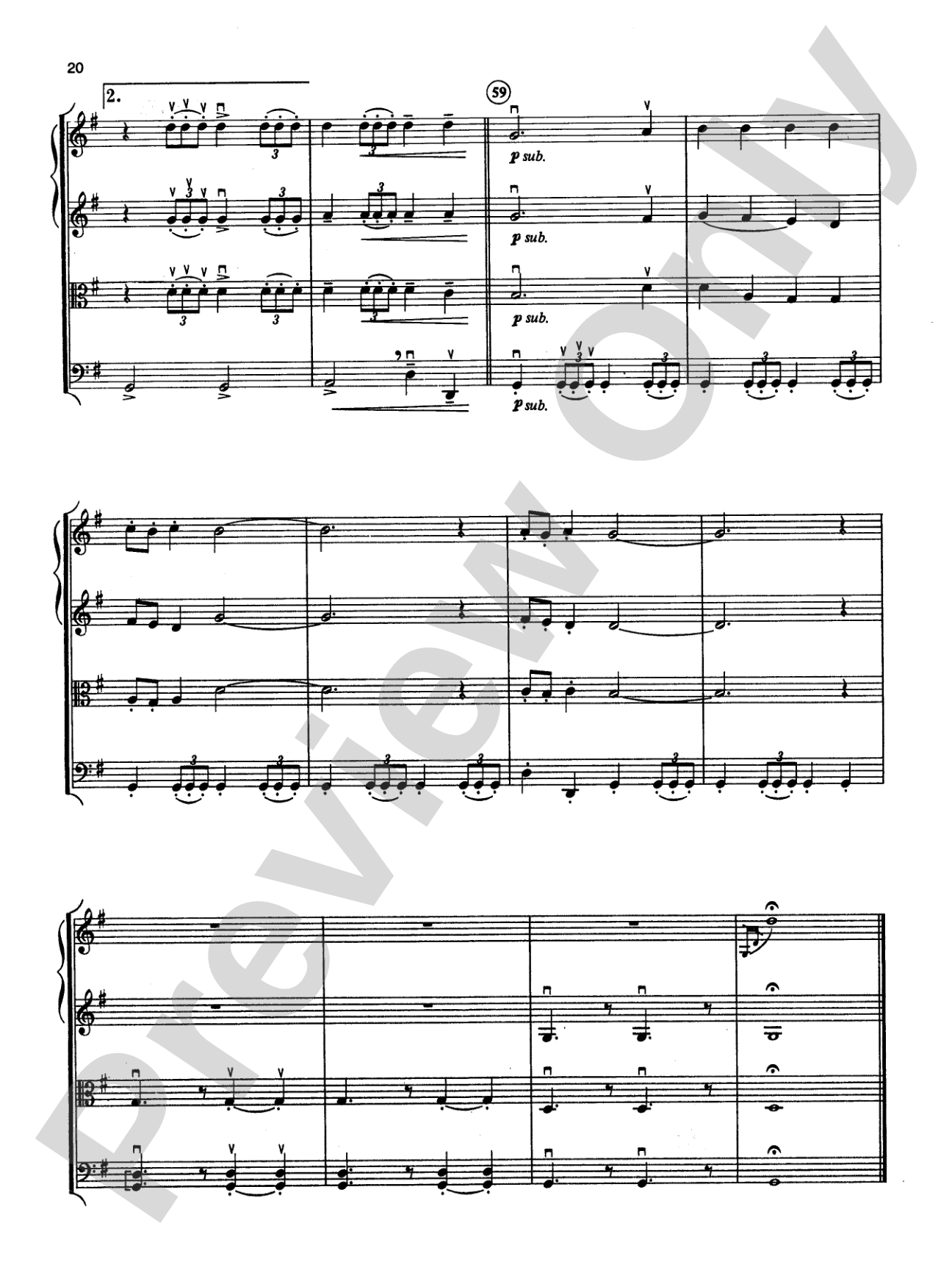 A Pop Christmas Collection: String Quartet Full Score & Parts