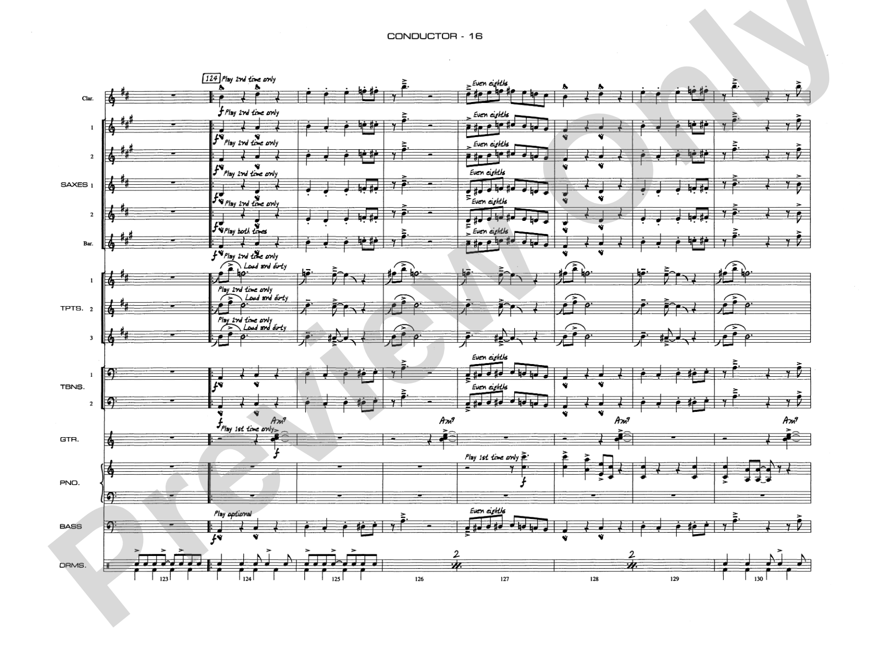 A Salute to Benny Goodman: Jazz Ensemble Conductor Score & Parts