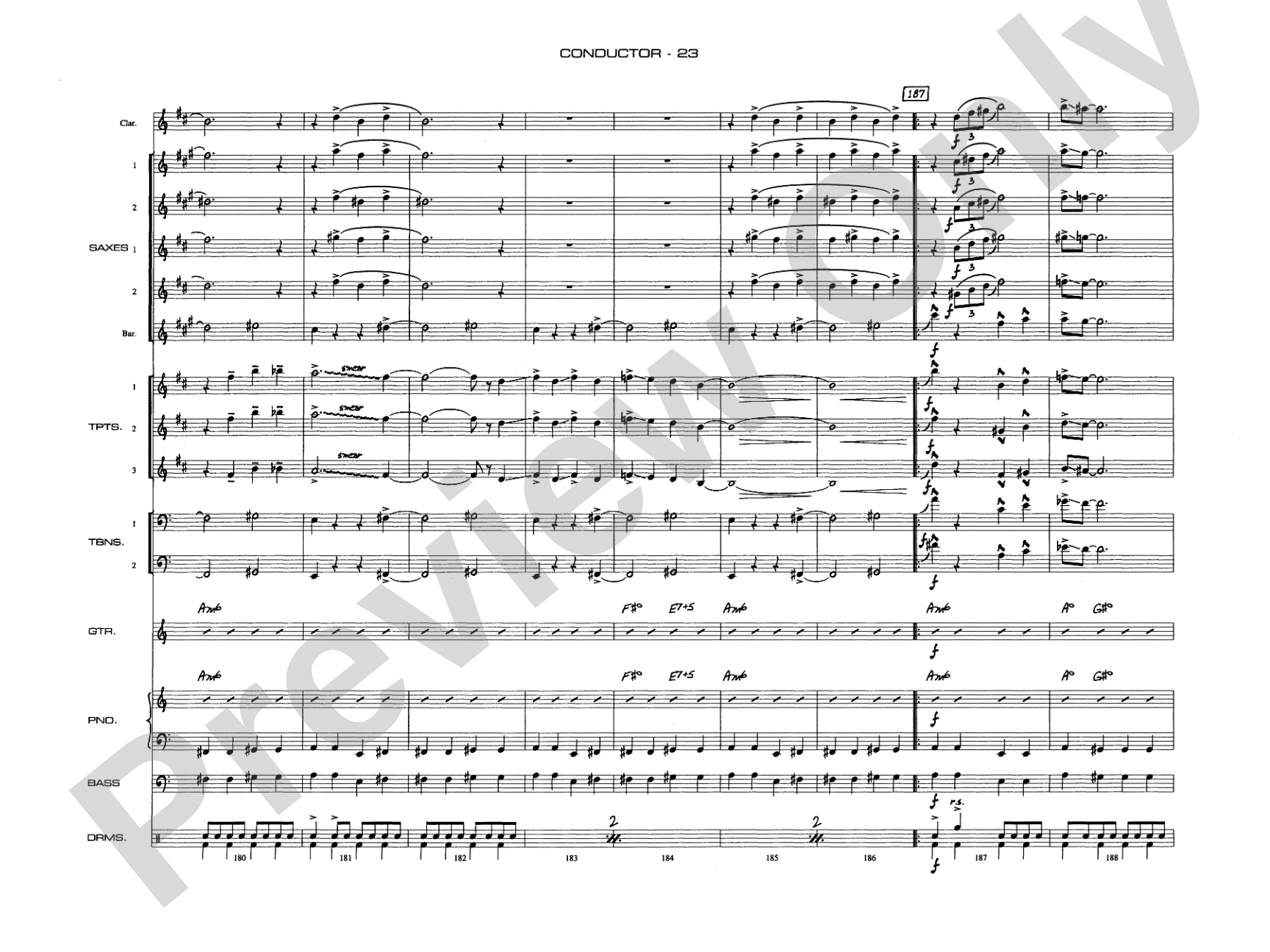 A Salute to Benny Goodman: Jazz Ensemble Conductor Score & Parts