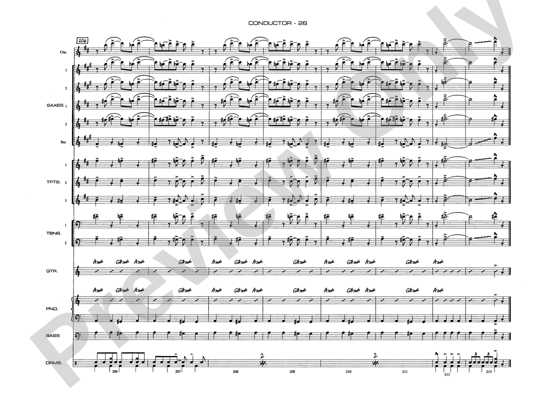 A Salute to Benny Goodman: Jazz Ensemble Conductor Score & Parts