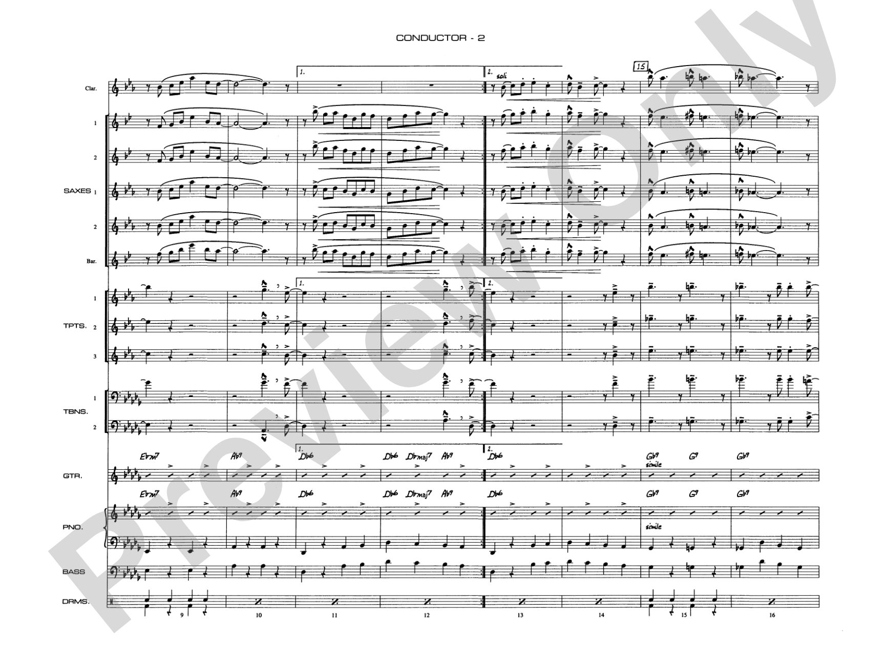A Salute to Benny Goodman: Jazz Ensemble Conductor Score & Parts