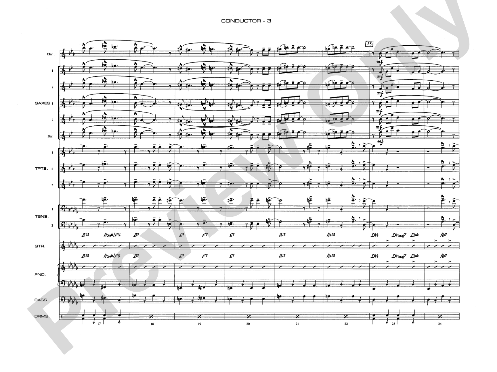 A Salute to Benny Goodman: Jazz Ensemble Conductor Score & Parts