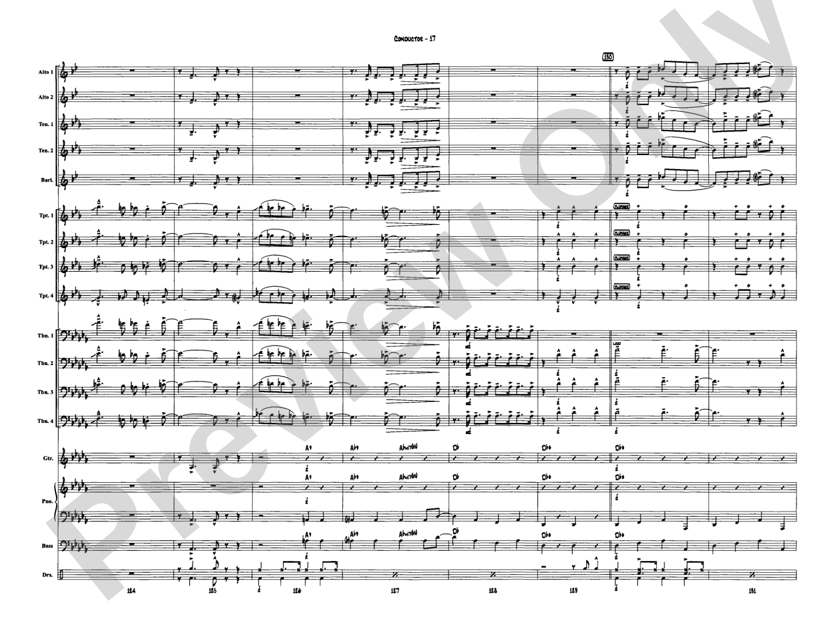 A Salute to Glenn Miller: Jazz Ensemble Conductor Score & Parts