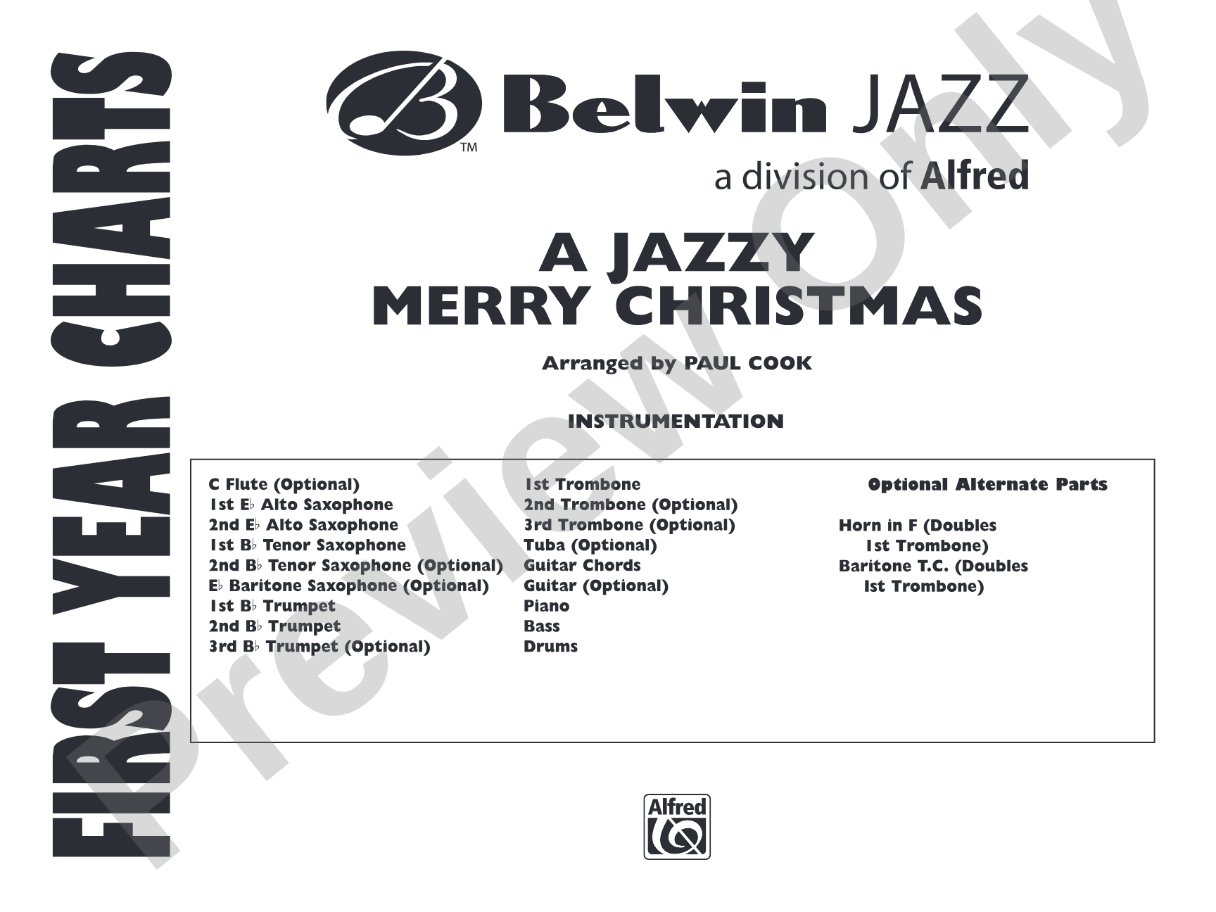 Jazzy Merry Christmas: Score