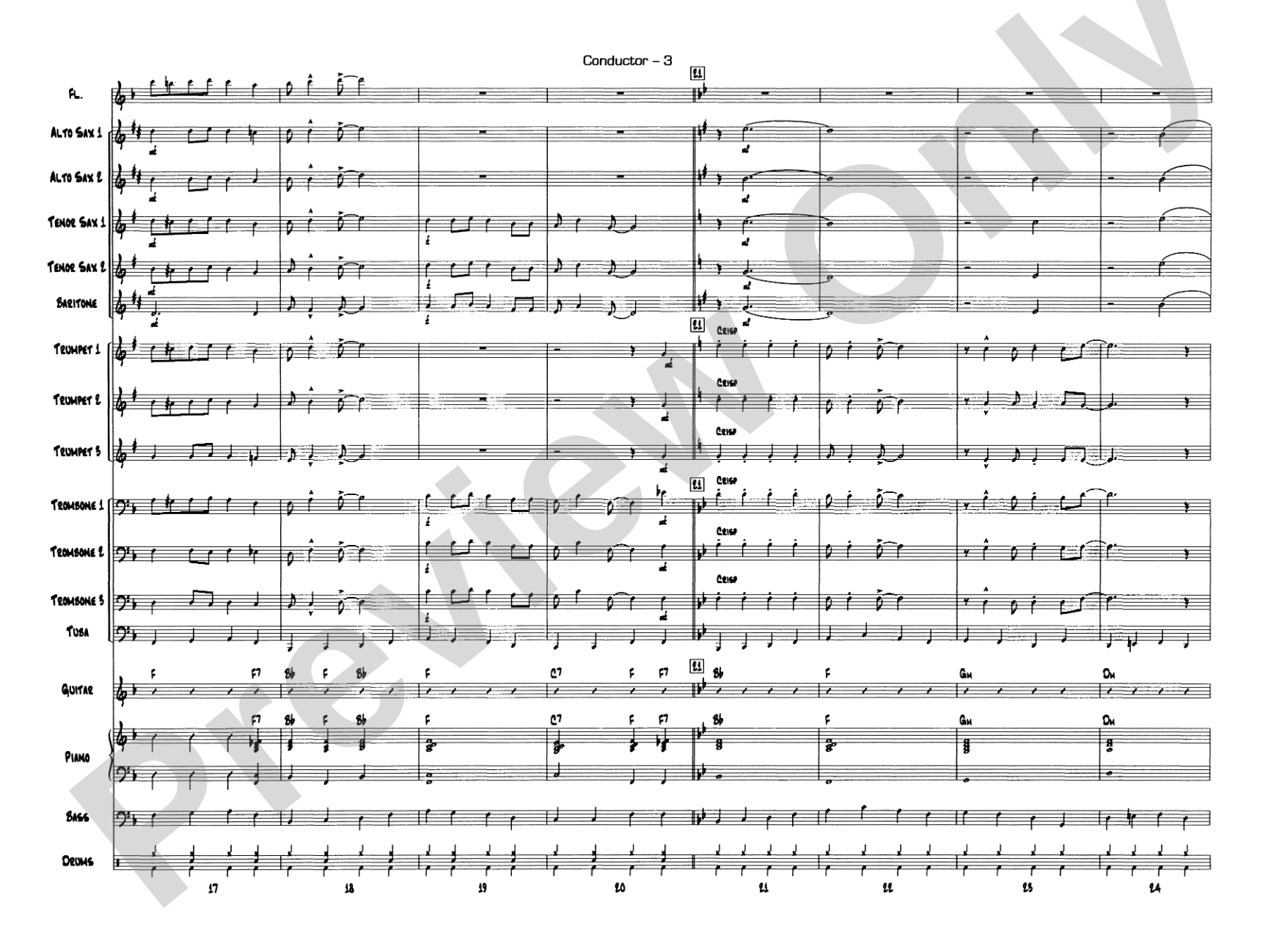 Jazzy Merry Christmas: Score