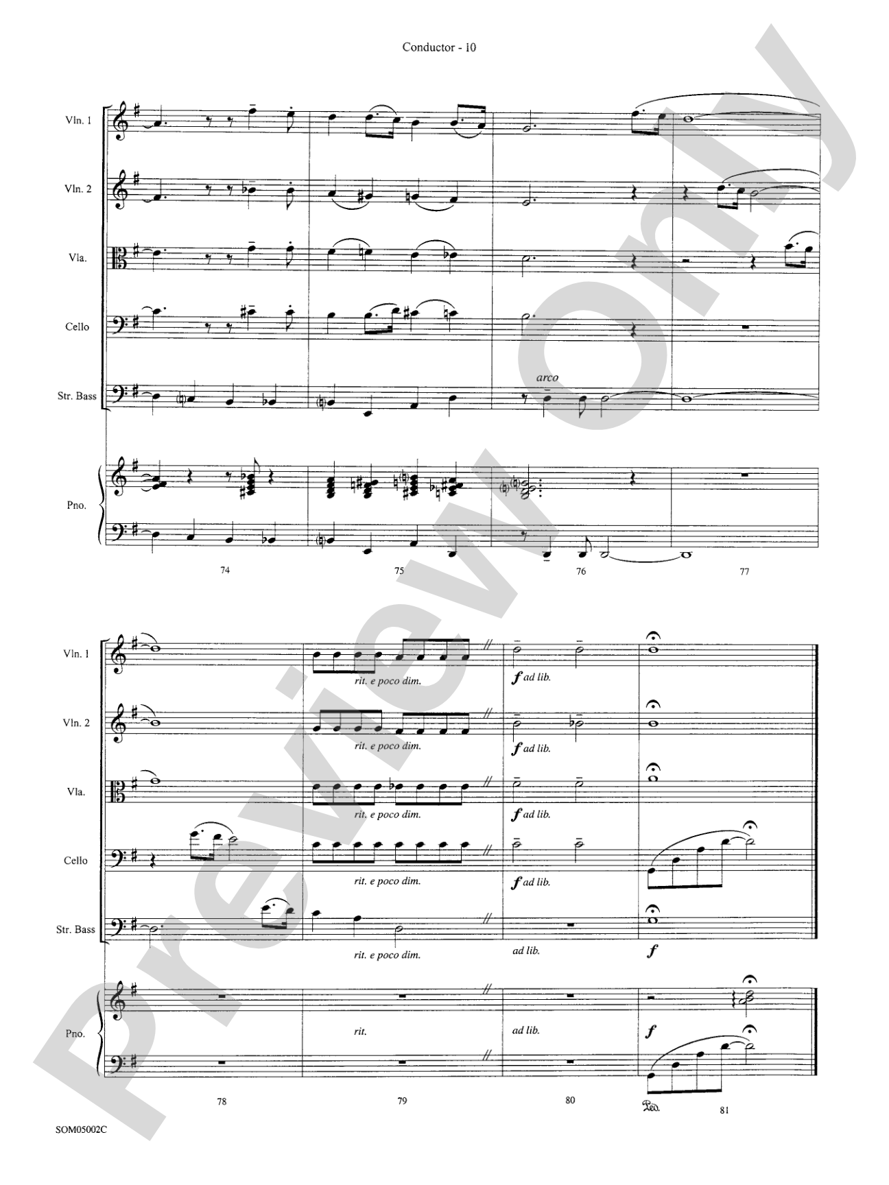 Winter Wonderland / Let It Snow!: String Orchestra Conductor Score & Parts