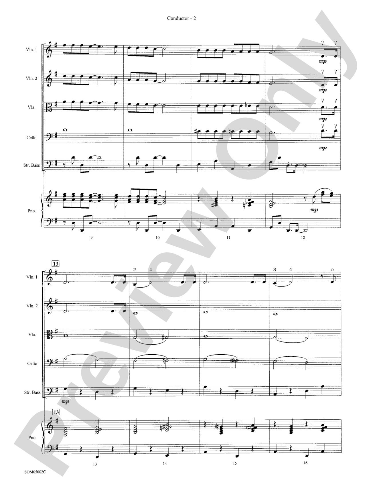 Winter Wonderland / Let It Snow!: String Orchestra Conductor Score & Parts