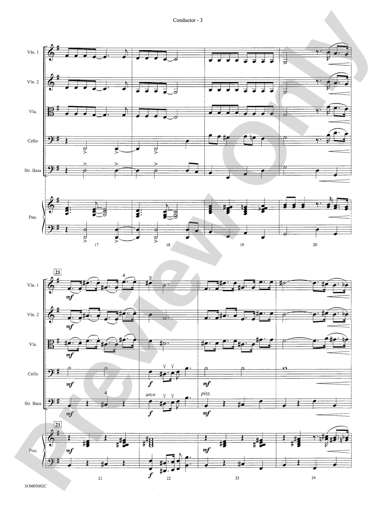 Winter Wonderland / Let It Snow!: String Orchestra Conductor Score & Parts