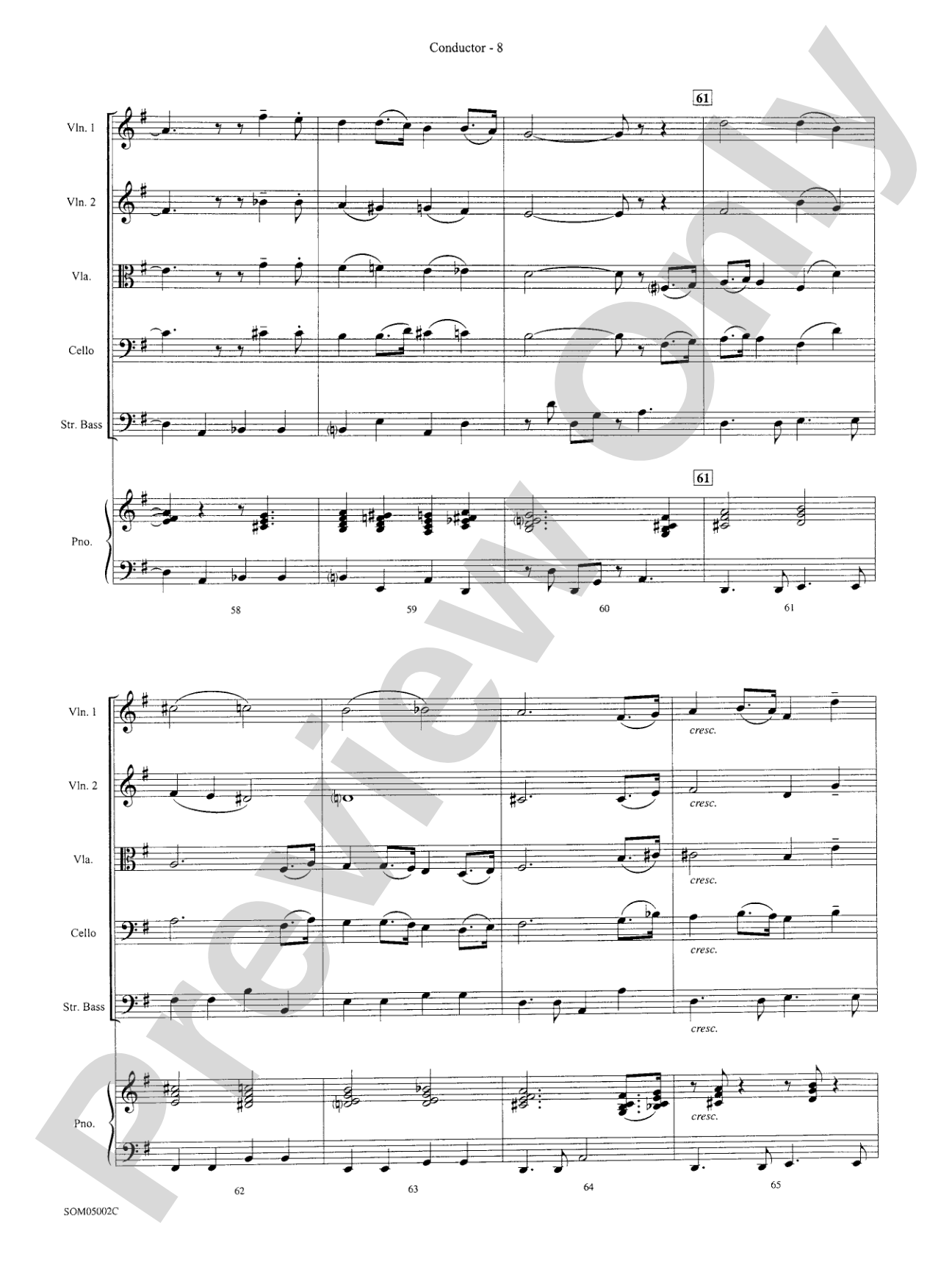 Winter Wonderland / Let It Snow!: String Orchestra Conductor Score & Parts
