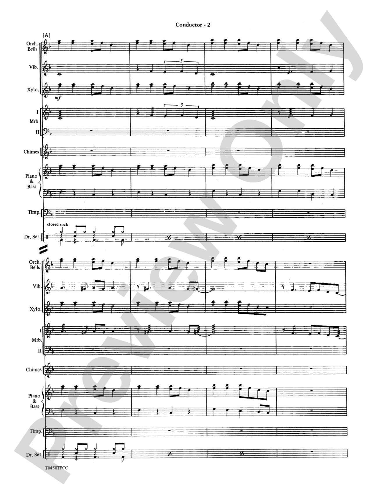 New York, New York, Theme from: Percussion Ensemble