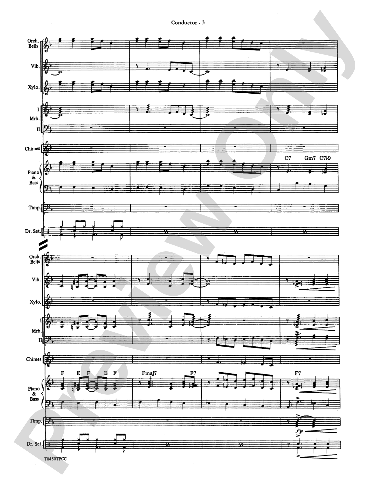 New York, New York, Theme from: Percussion Ensemble